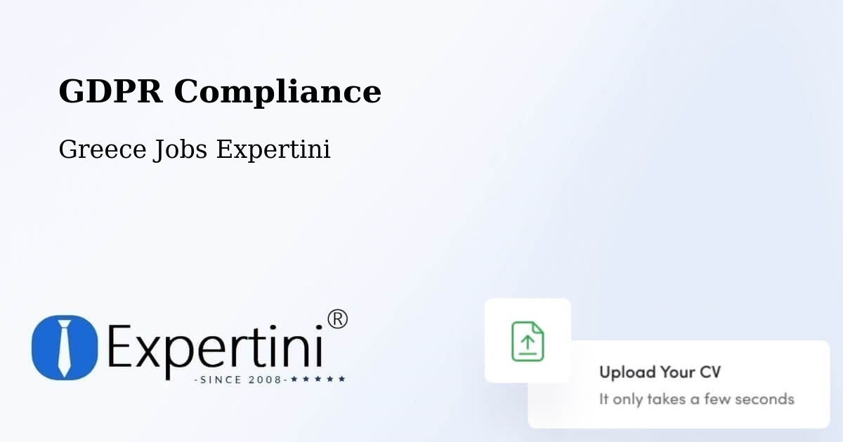 EU GDPR Compliance Statement – Chalástra - Greece Jobs Expertini